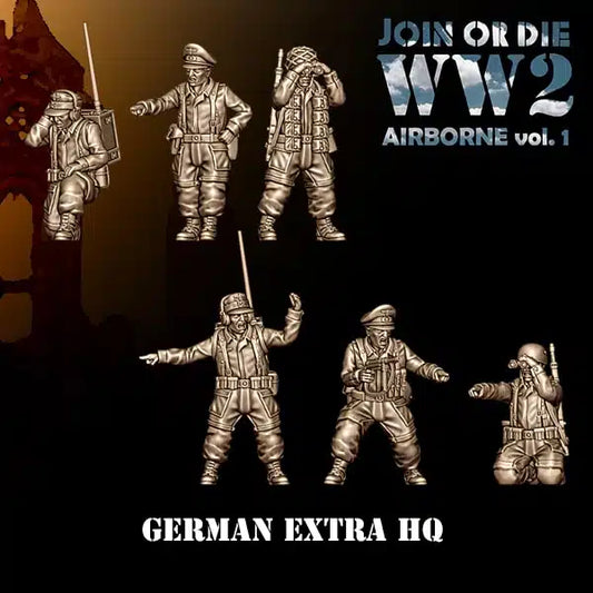 German Fallschirmjager extra HQ by 3D Breed Miniatures