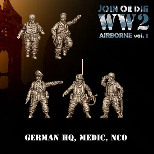 German Fallschirmjager Medic NCO by 3D Breed Miniatures