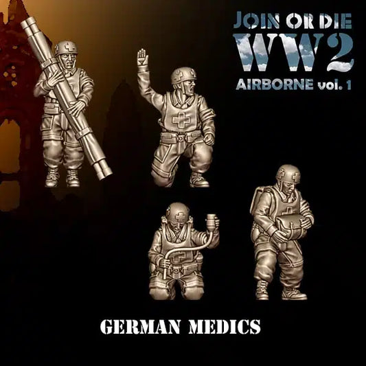 German Fallschirmjager Medics by 3D Breed Miniatures
