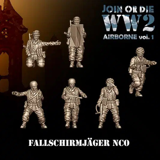 German Fallschirmjager NCO by 3D Breed Miniatures