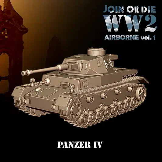 German Fallschirmjager Panzer IV by 3D Breed Miniatures