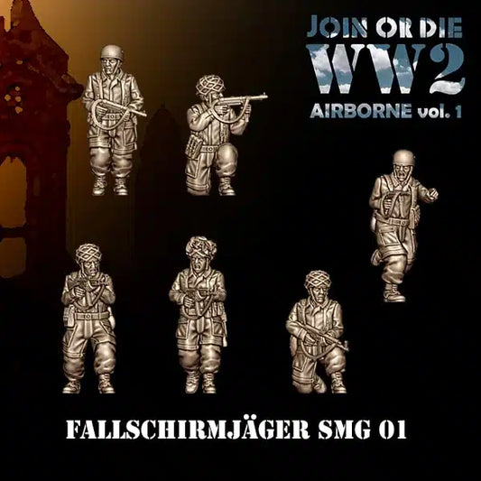 German Fallschirmjager SMG 01 by 3D Breed Miniatures