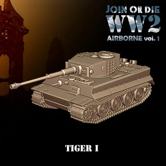 German Fallschirmjager Tiger I by 3D Breed Miniatures