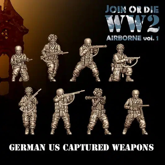 German Fallschirmjager Captured Weapons by 3D Breed Miniatures