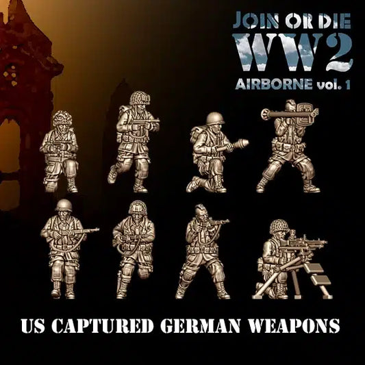 US Army Airborne Captured German Weapons by 3D Breed Miniatures