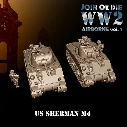 US Army Airborne Sherman M4 by 3D Breed Miniatures