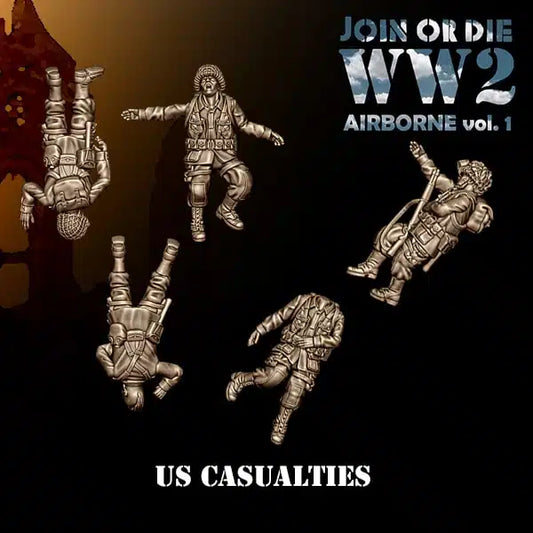 US Army Airborne Casualties by 3D Breed Miniatures