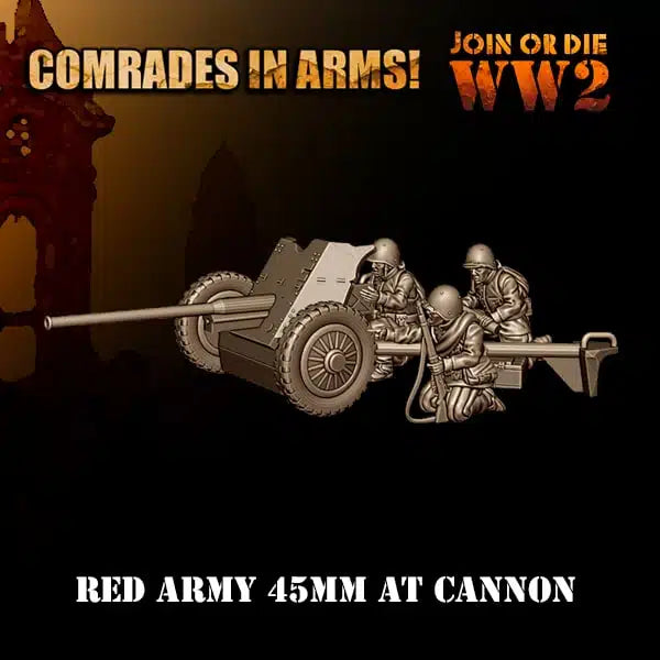 Soviet at Cannon 45mm by 3D Breed Miniatures