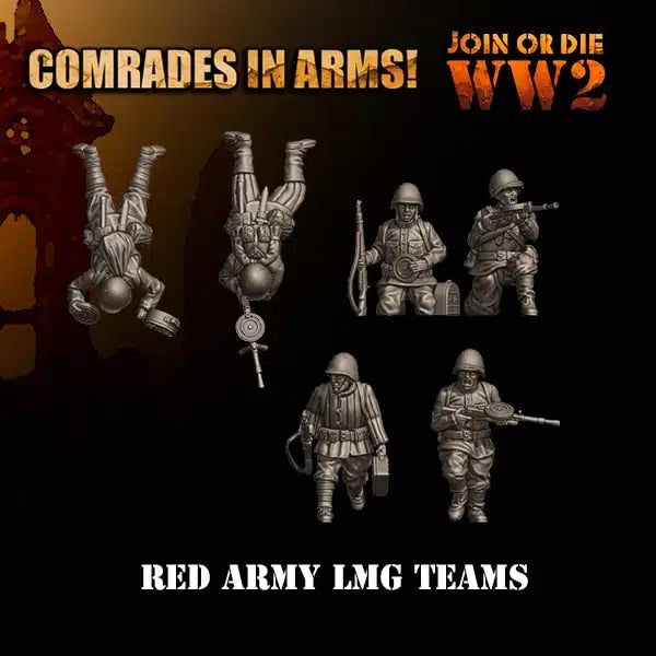 Soviet LMG Teams by 3D Breed Miniatures