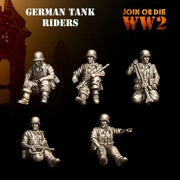 German Tank Rides by 3D Breed Miniatures