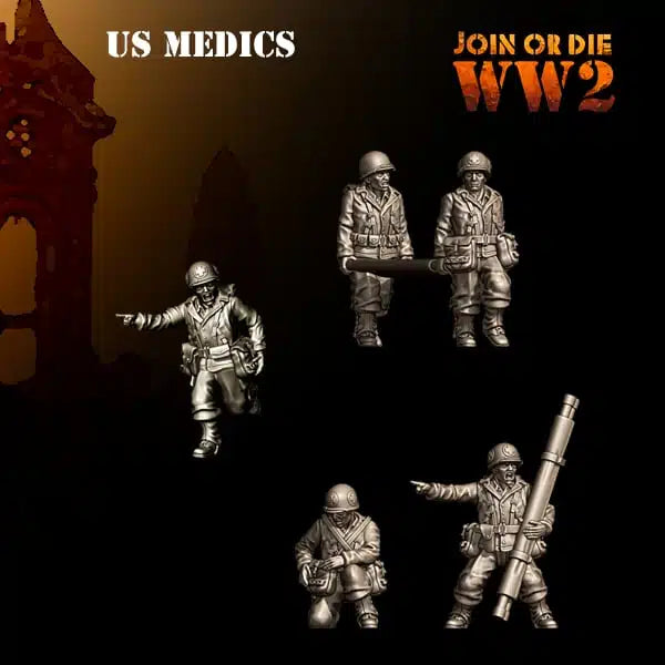 US Army G.I. Medics by 3D Breed Miniatures