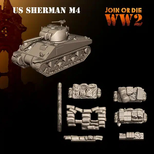 US G.I. Sherman M4 by 3D Breed Miniatures