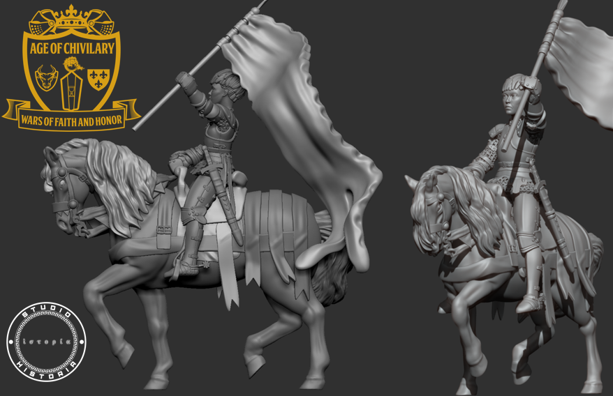 Joan of Arc Mounted