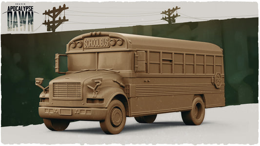 Apocalypse Dawn School Bus by Kraken 3d Studios