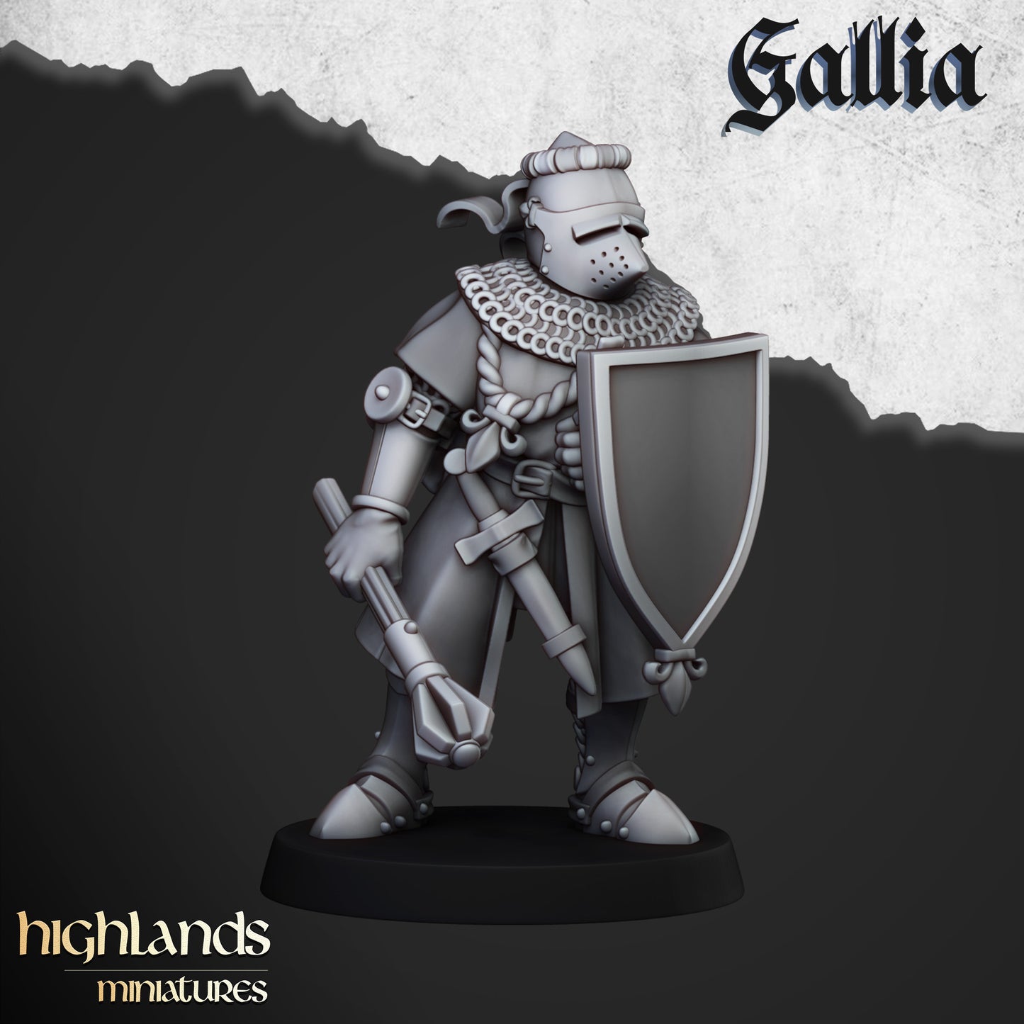 Knights of Gallia on Foot by Highlands Miniatures