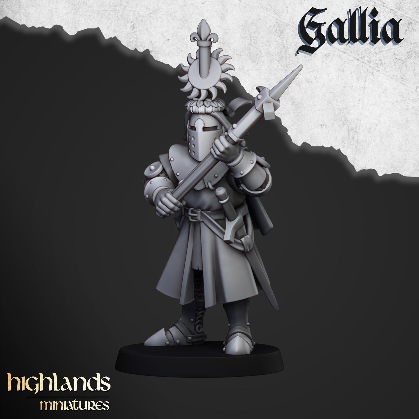 Knights of Gallia on Foot by Highlands Miniatures