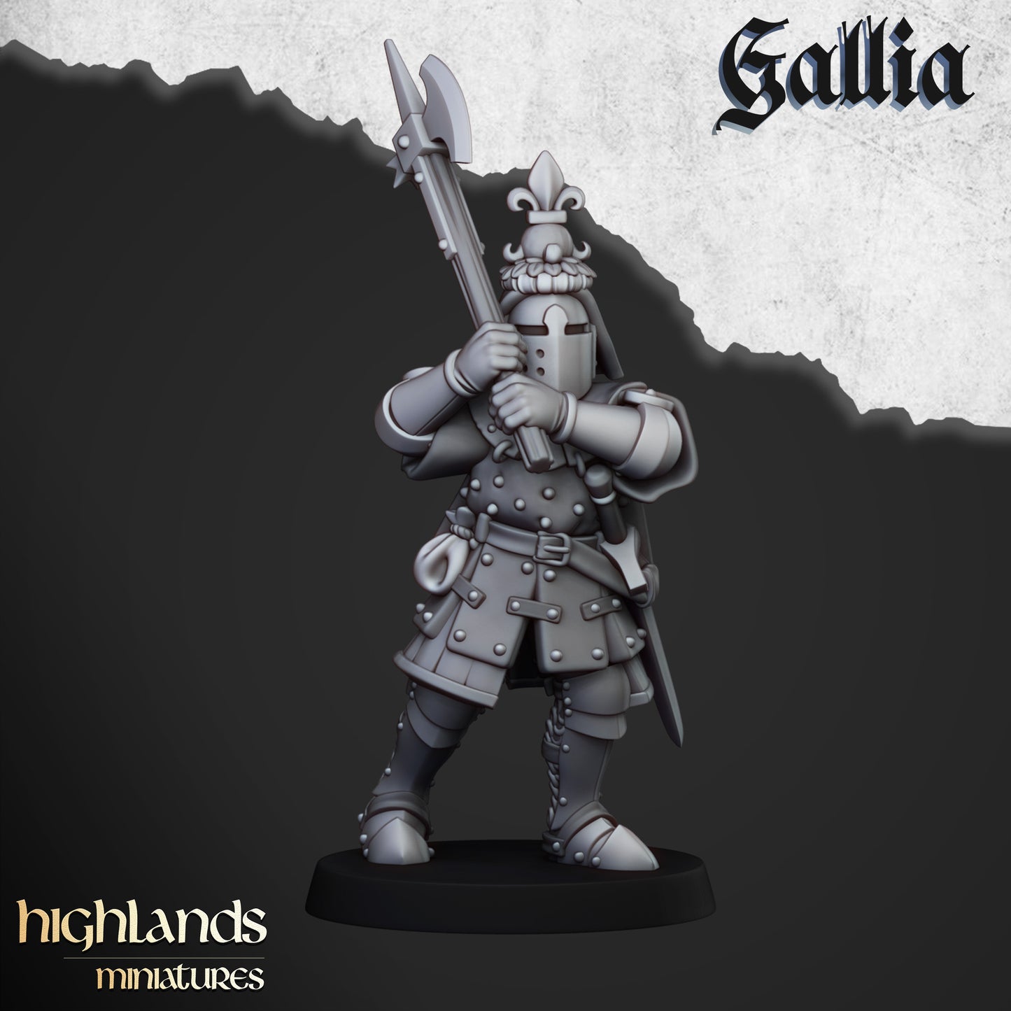 Knights of Gallia on Foot by Highlands Miniatures