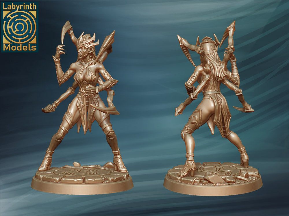 Dark Elf Black Widows with Spider Legs by Labyrinth Models