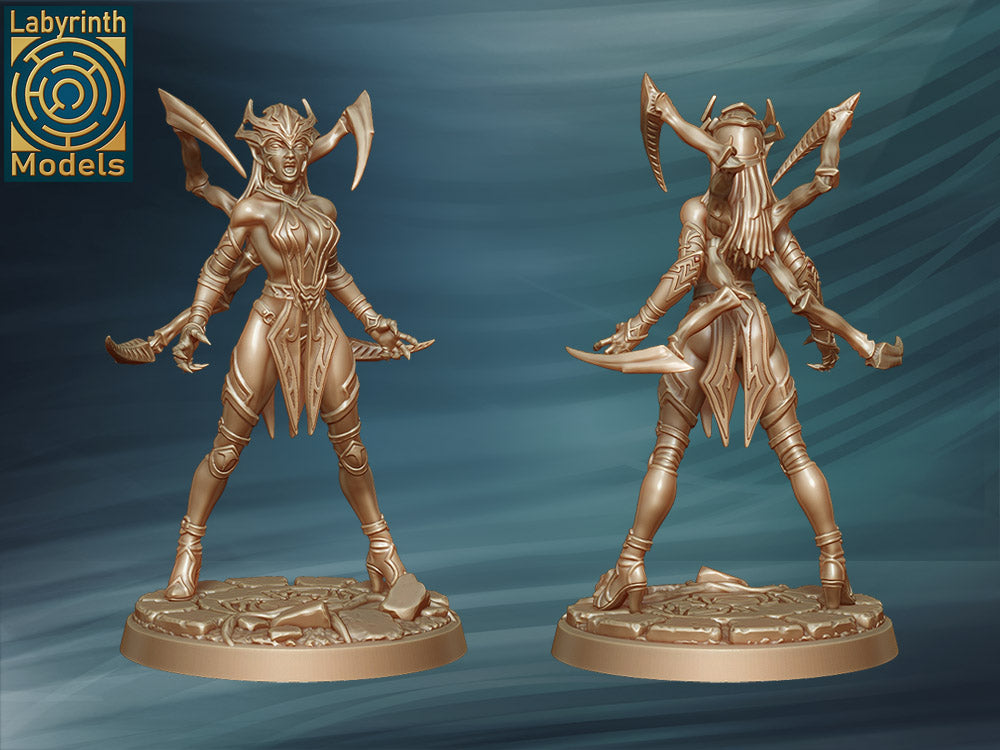 Dark Elf Black Widows with Spider Legs by Labyrinth Models
