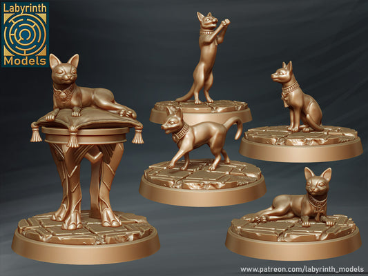 Cat Familiars by Labyrinth Models