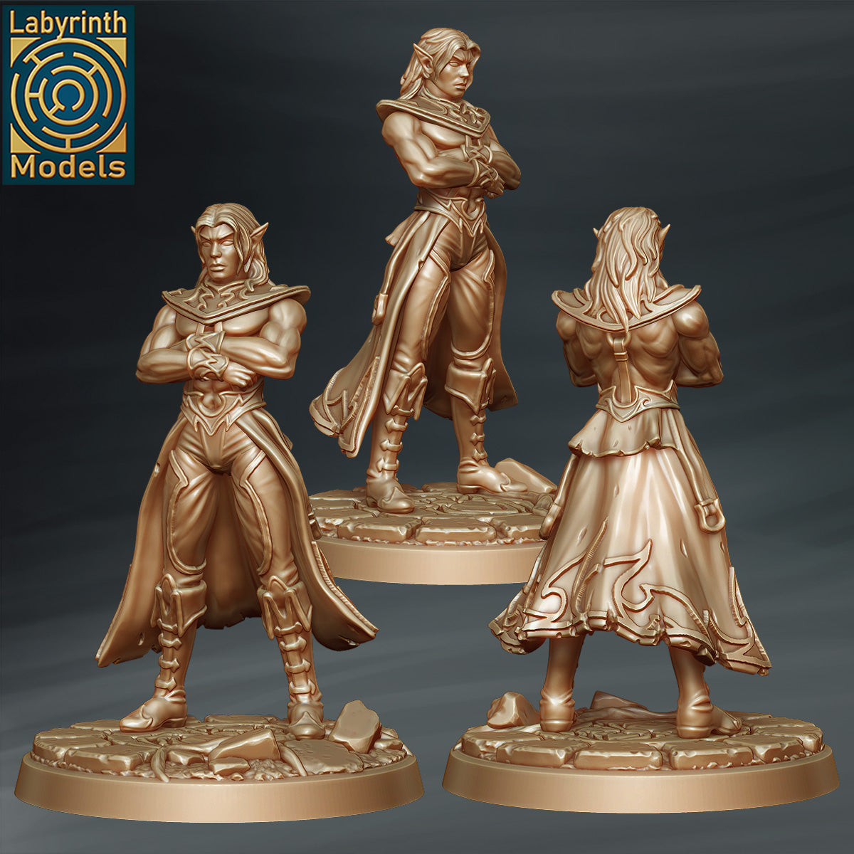 Dark Elf Servant 3 by Labyrinth Models