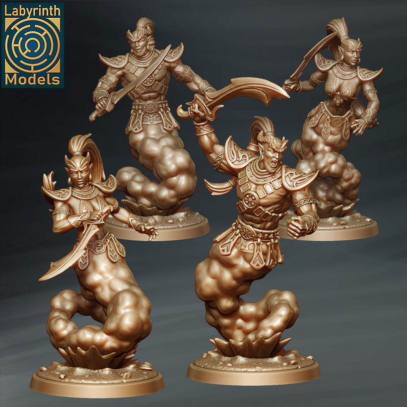 Djinn Warriors by Labyrinth Models