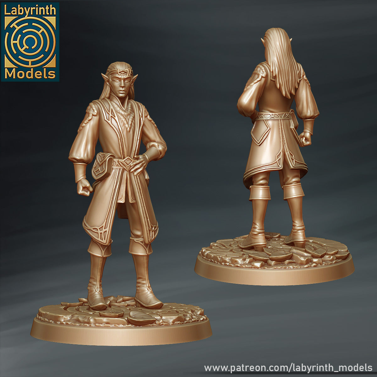 Radiant Elf Citizens by Labyrinth Models