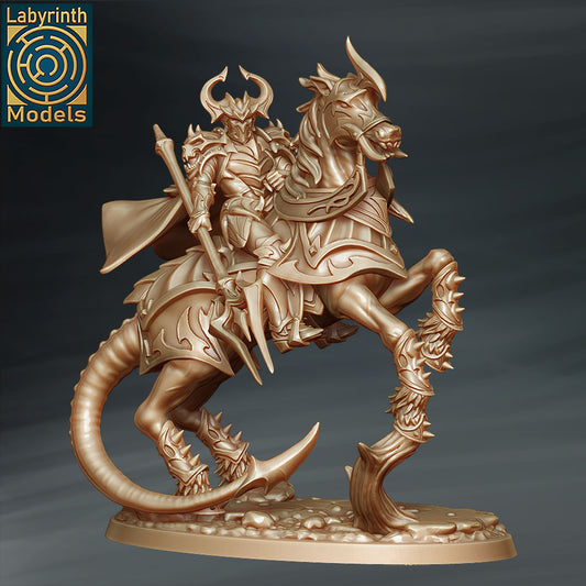 Infernal Khan on Mount by Labyrinth Models