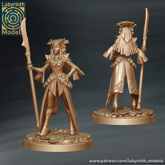 Radiant Elf Princess in Armor by Labyrinth Models