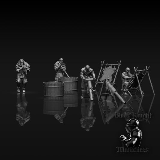 Baltic leather tanners by Black Knight Miniatures