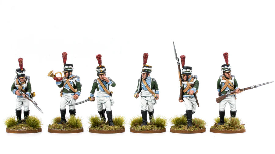 Württemberg Light Infantry Command by Piano Wargames