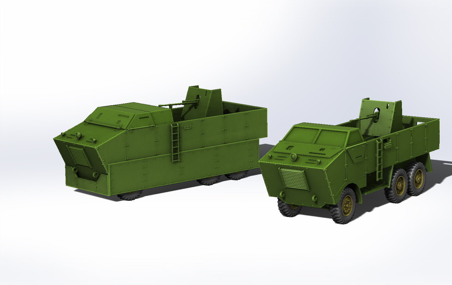Armoured Truck Leyland Beaver-Ee by Wargame3D