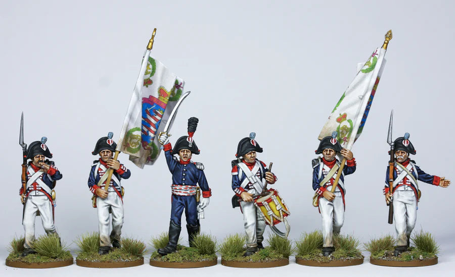 Hessen-Darmstadt Line Infantry Command by Piano Wargames