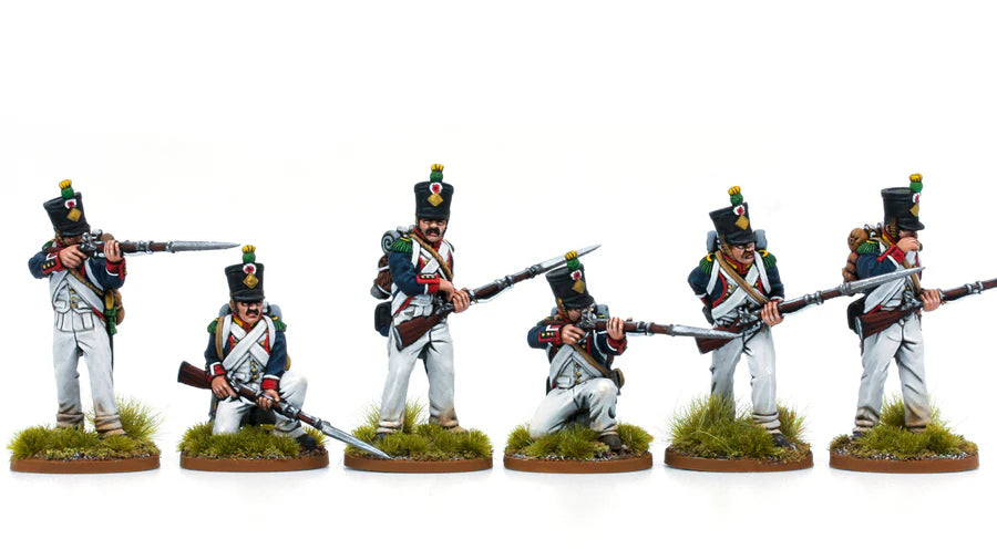 French Line Infantry Voltigeurs Skirmishing (1807-1814) by Piano Wargames