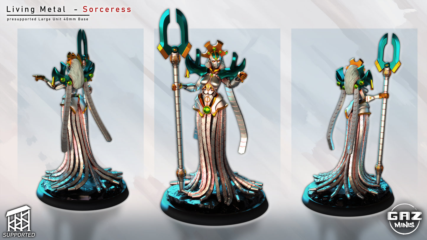 Living Metal - Sorceress by Gaz Minis