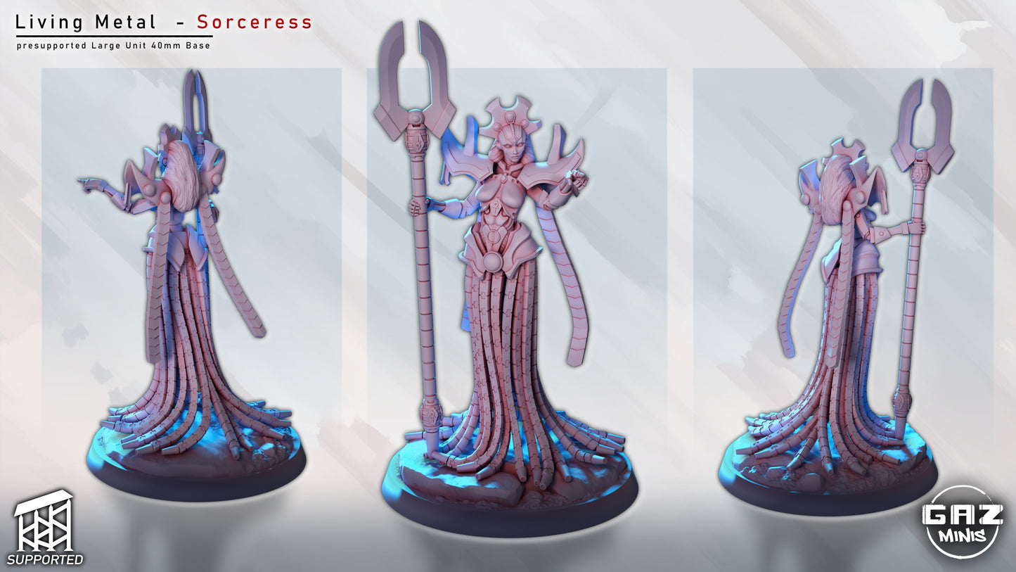 Living Metal - Sorceress by Gaz Minis