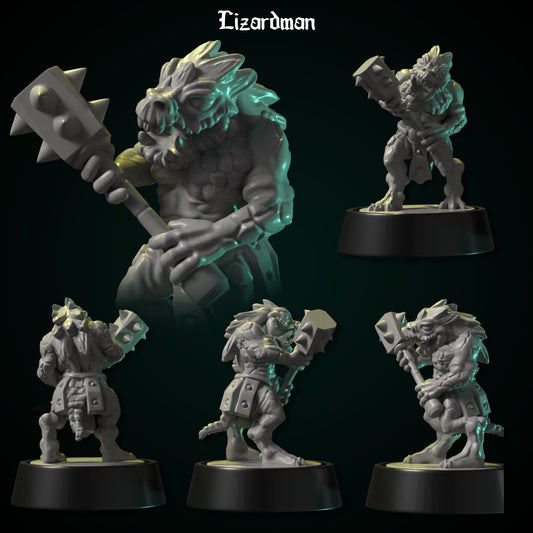 Lizardman by DDF Miniatures and Models