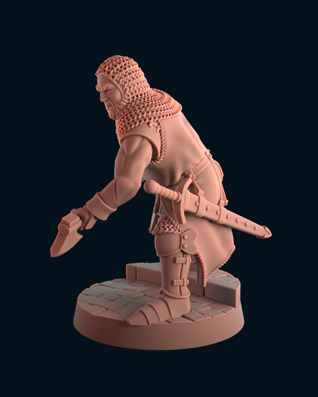 Male knight 1 by kool kiwi Miniatures
