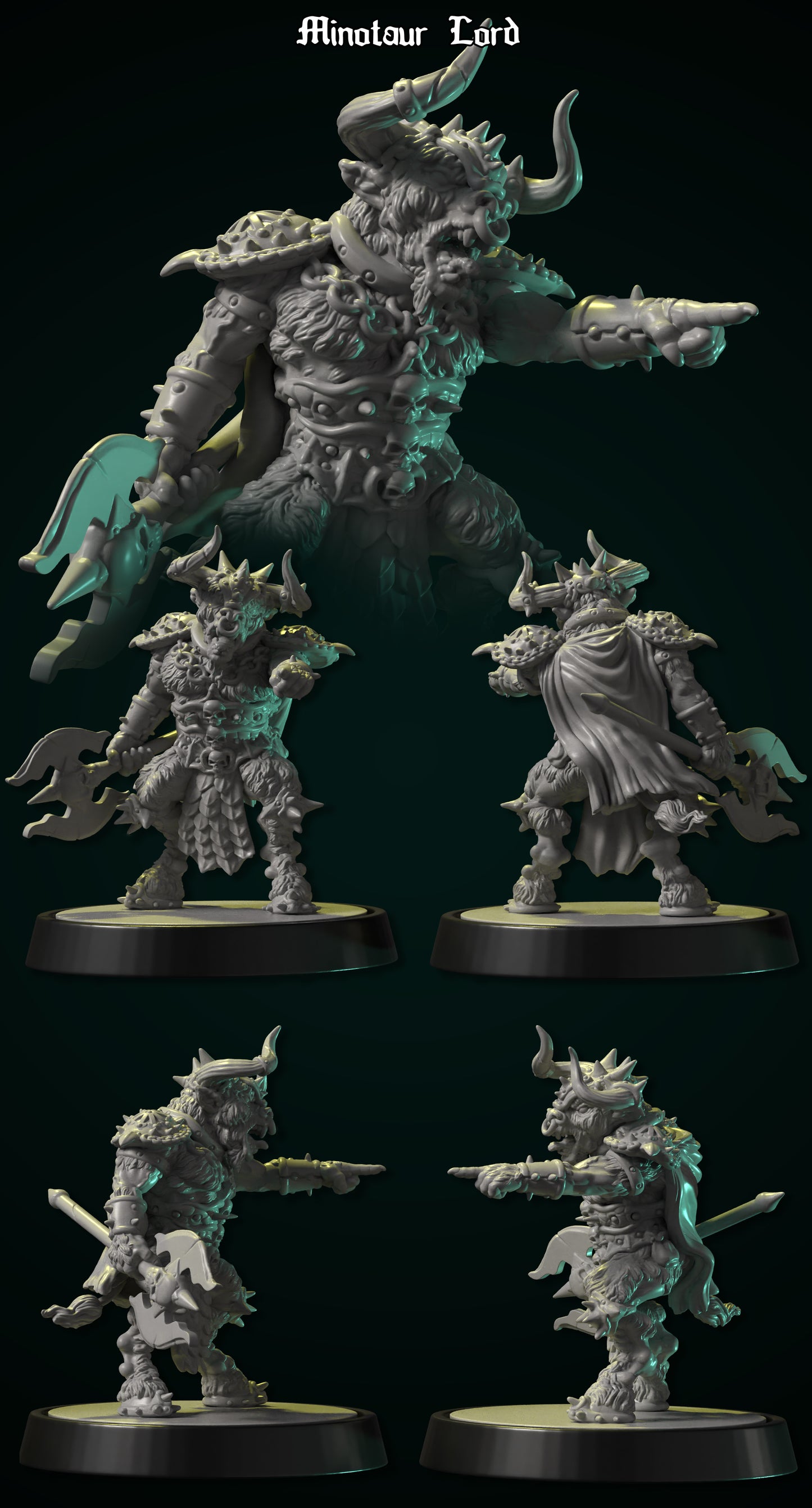 Minotaur Set by DDF Miniatures and Models