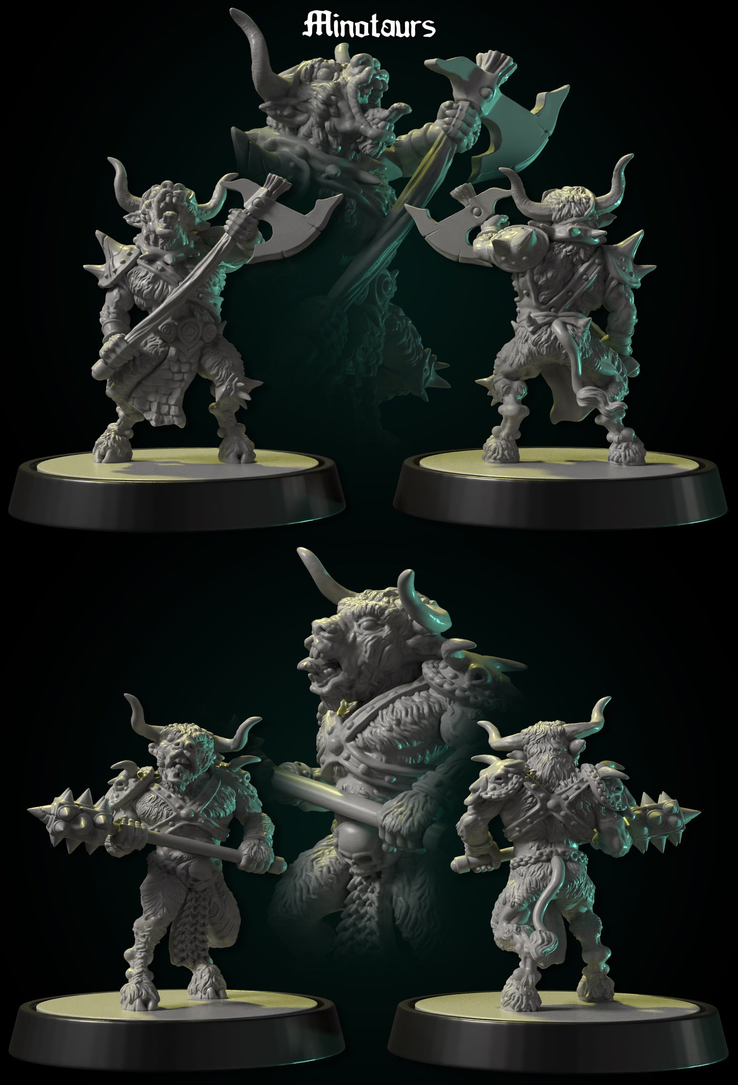 Minotaur Set by DDF Miniatures and Models