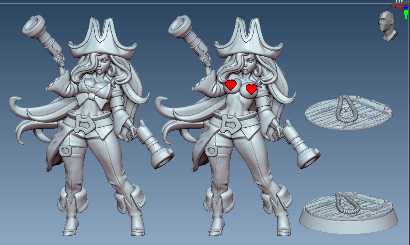 Pirate- Misstress Fortuna by Gaz Minis