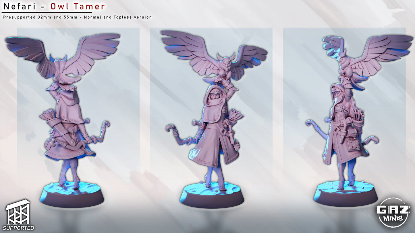 Nefari – Owl Tamer by Gaz Minis