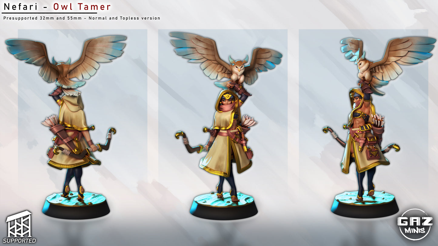 Nefari – Owl Tamer by Gaz Minis