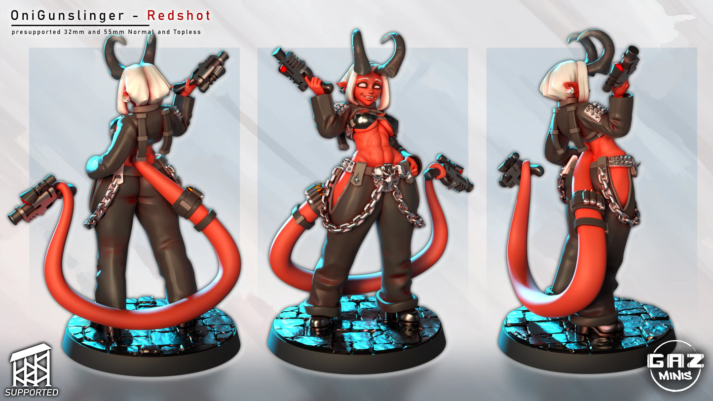 Oni Gunslinger - Redshot by Gaz Minis.