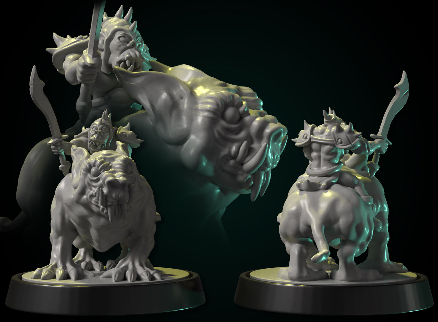 Orc Rider Set by DDF Miniatures and Models