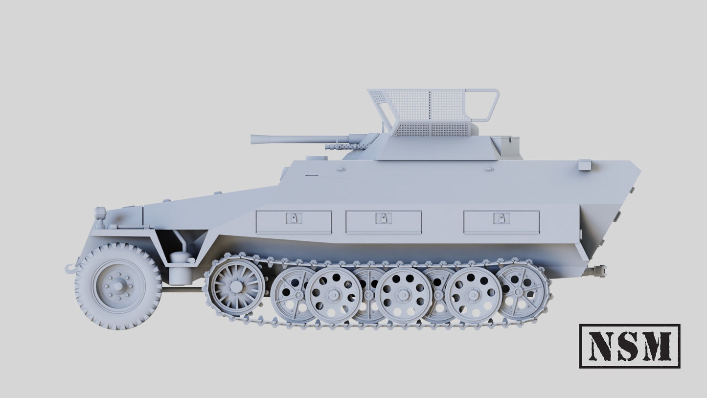 Sd.Kfz 251/23 D Halftrack by Night Sky Miniatures