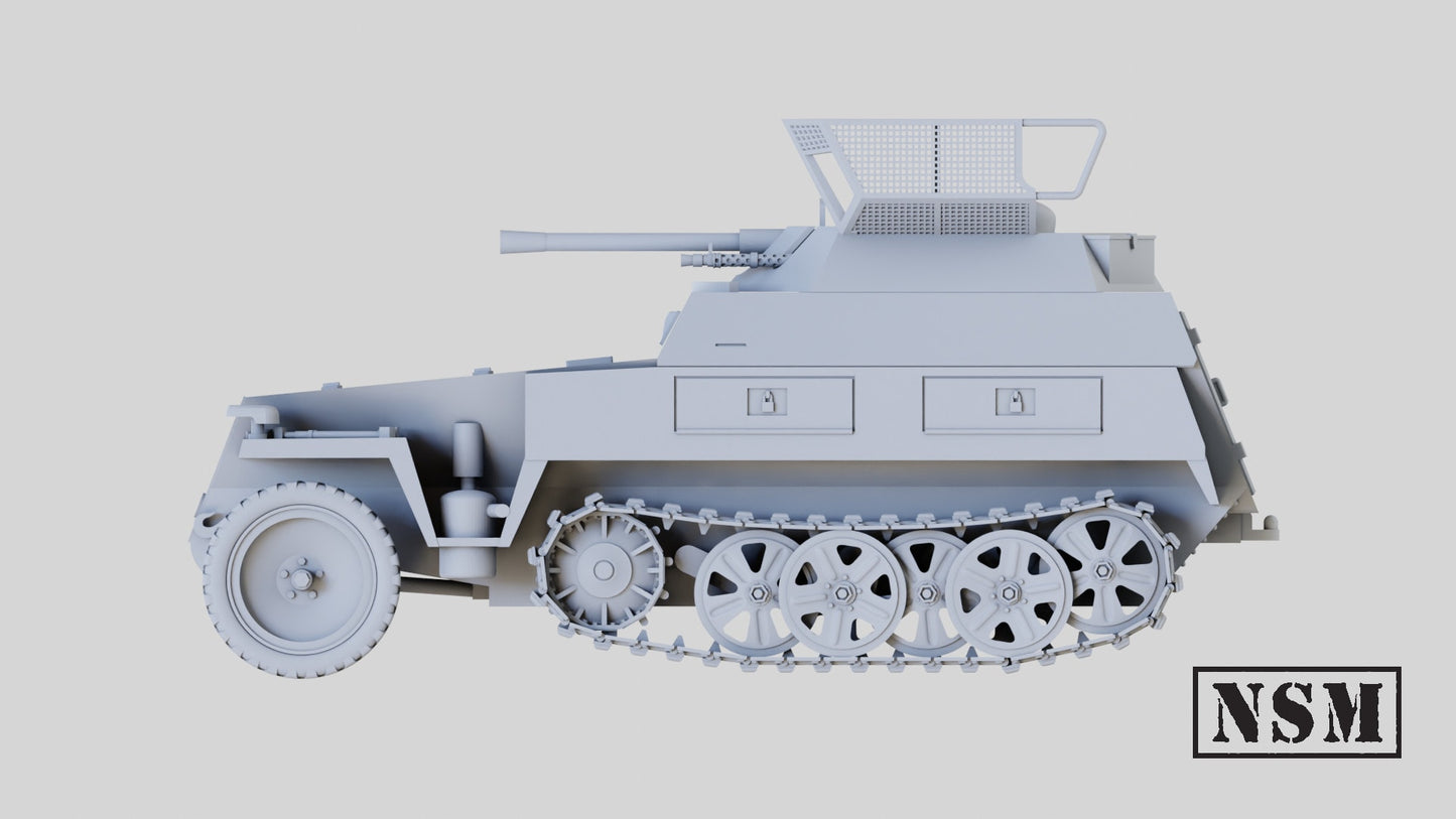 Sd.Kfz 250/9 Neu Halftrack by Night Sky Miniatures