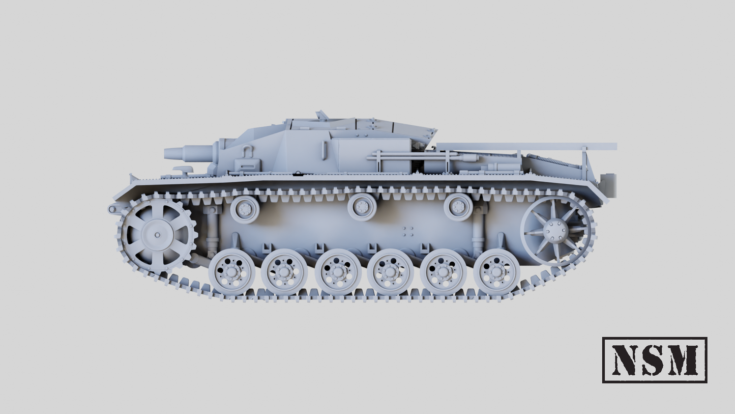 Stug III ausf C/D by Night Sky Miniatures