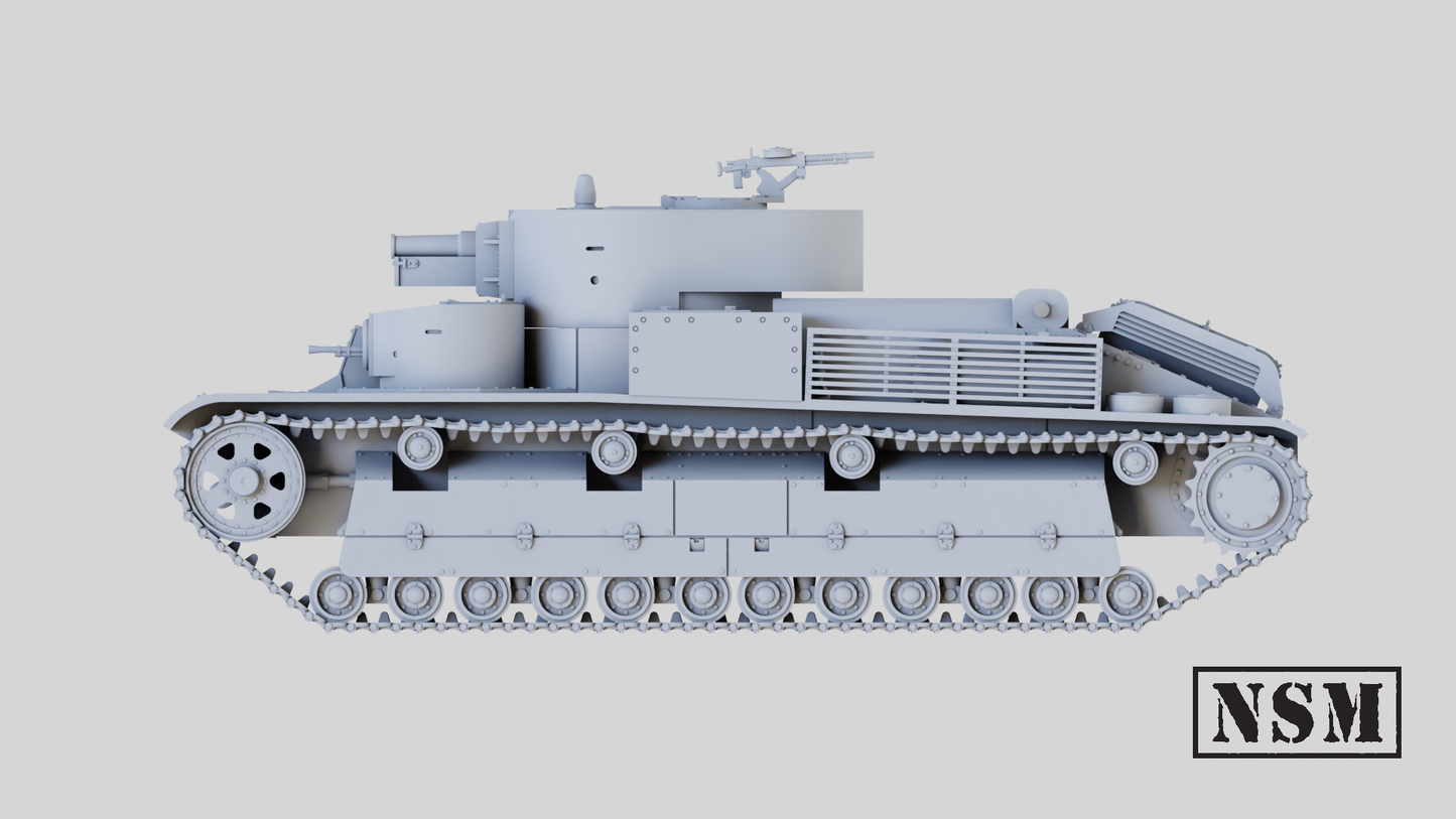 Finnish Up-Armored T-28 by Night Sky Miniatures.