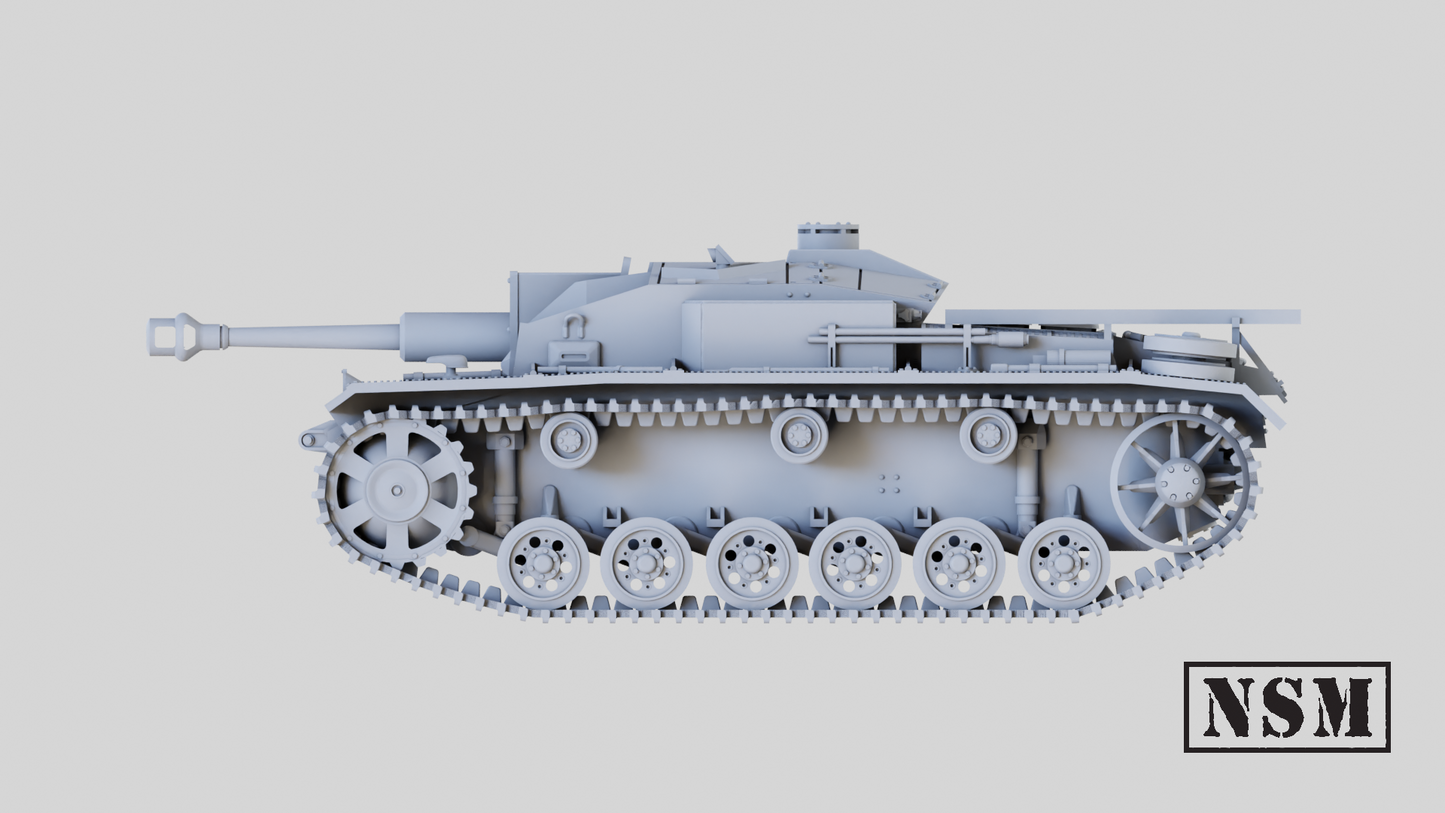 Stug III ausf F by Night Sky Miniatures